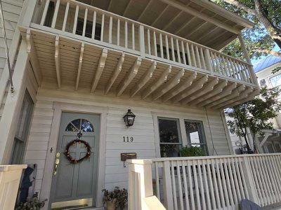 Completed Second Story Deck Patio Installation