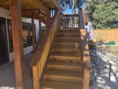 Custom Deck Stairs
