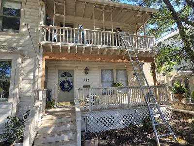 Second Story Deck Patio Installation